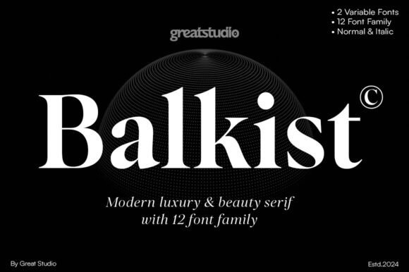 Balkist Font: A Stylish Serif for Handmade Creations