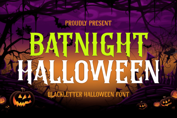 Batnight Halloween Font: A Spooky Typography Gem for Web Design