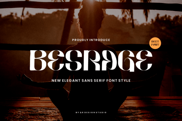 Besrage Font: A Bold Serif for Digital Designers