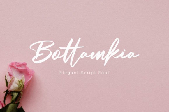 Bottamkia: A Bold Brush Script Font for Creative Branding