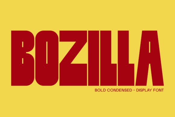 Bozilla: A Bold, Commanding Font for High-Impact Campaigns