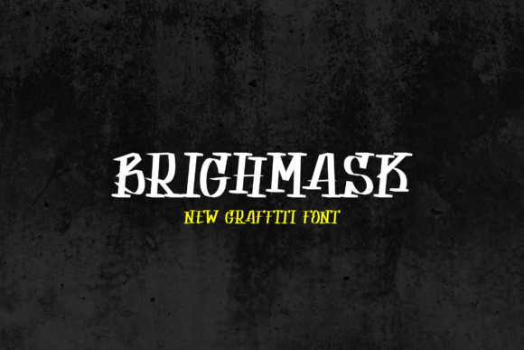 Brighmask: A Handwritten Font with Graffiti Flair for Editorial Design
