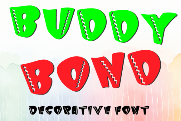 Buddy Bond Font: A Decorative Typeface That Brings Your Creations to Life