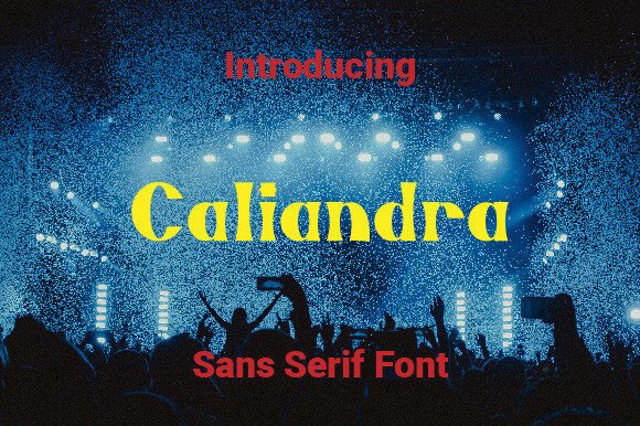Caliandra: A Bold Typeface for Impactful Campaign Design