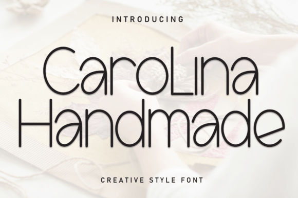 Carolina Handmade Font: A Casual Typeface for Your Brand