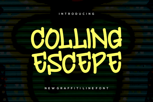 Collingescepe: A Bold Typeface for Creative Makers