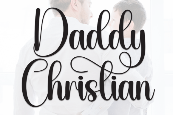 Daddy Christian Font: A Bold Handwritten Typeface for Digital Projects