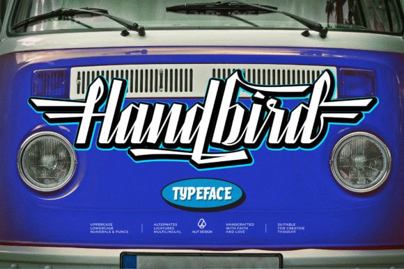 Handbird Font – A Bold Script for Marketers and Designers