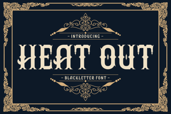 Heat Out Font Review: A Bold Typeface for Impactful Campaigns
