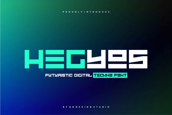 Hegyos: A Futuristic Serif Font for Modern Web Design