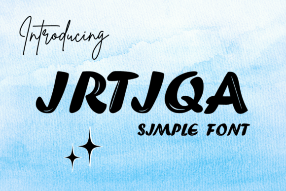 Irtiqa Font: A Playful Display Typeface for Digital Designers