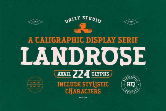 Landrose Font: A Creative Typeface for Campaigns That Demand Attention