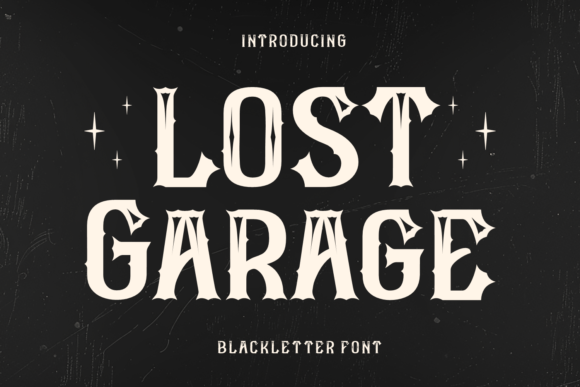 Lost Garage Font: A Bold Typeface for a Memorable Brand