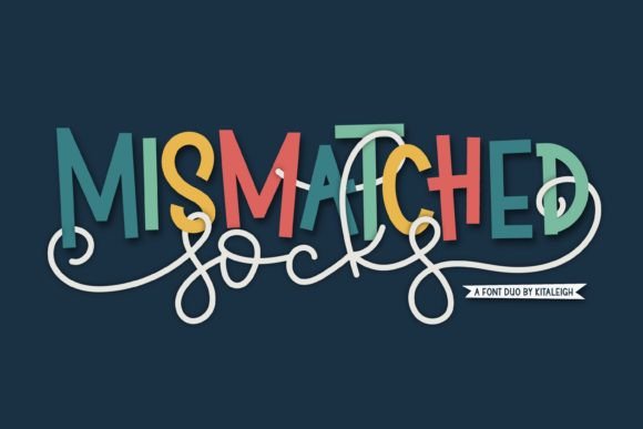Mismatched Socks Font: A Playful Typeface for Creative Branding