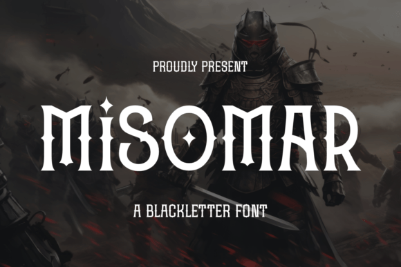 Misomar: A Bold Blackletter Typeface for Editorial Elegance