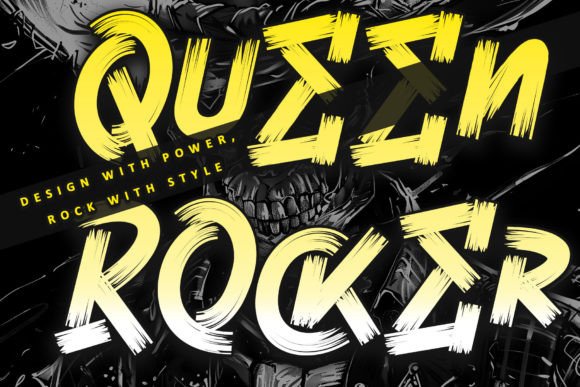 Queen Rocker: A Bold Script Font for Editorial Impact