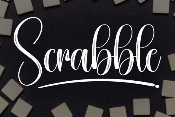 Scrabble Font: A Bold Handwritten Typeface for Business Branding