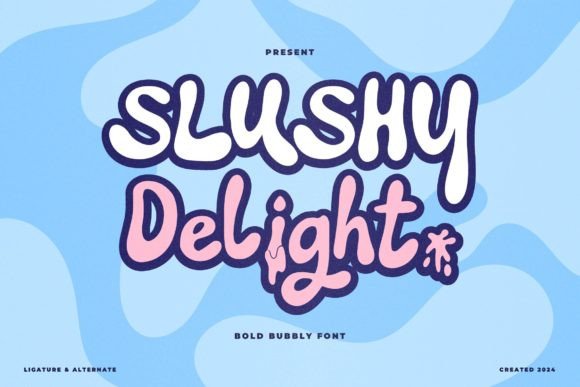 Slushy Delight Font: A Playful Typeface for Engaging Editorial Design
