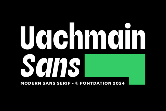Uachmain Sans: A Modern Typeface for Editorial Design