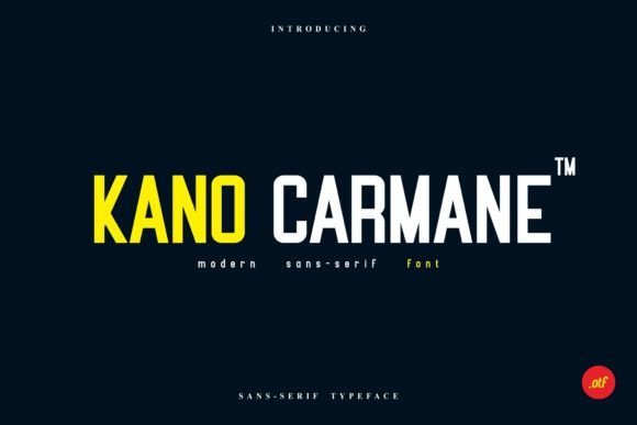 Upgrade Your Brand with the Kano Carmane Typeface
